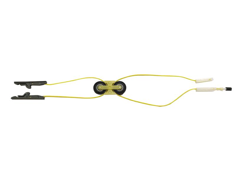 JACQUARD PULLEY M4 WITH BEARINGS & FAST CONNECTORS